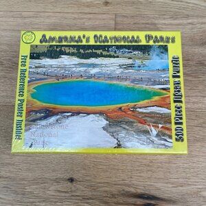 Americas National Parks 500 Piece Jigsaw Puzzle Yellowstone Spring NEW SEALED